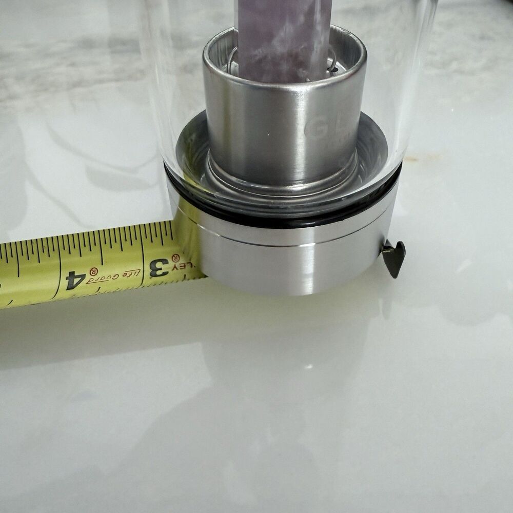 Glacce Amethyst Crystal Infusion Water Bottle - Free People Goop Wellness - Picture 8 of 11